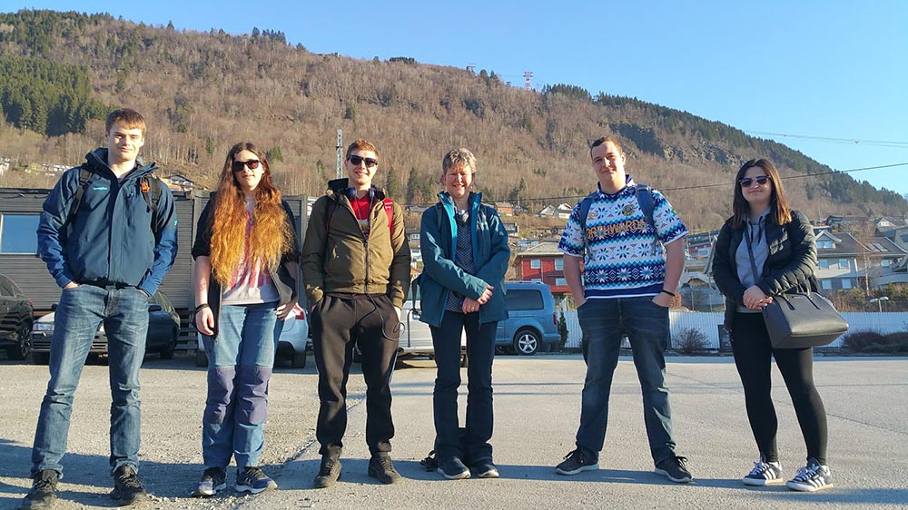 Five students from Shetland College UHI completed an Erasmus+ exchange to Norway, returning with confidence, new perspectives and a taste of Norwegian culture. Five students from Shetland College UHI completed an Erasmus+ exchange to Norway, returning with confidence, new perspectives and a taste of Norwegian culture.